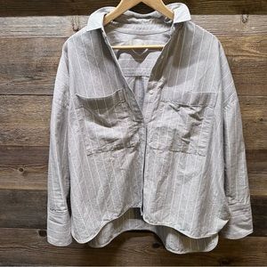 Everlane Boxy Oxford Button Up Shirt